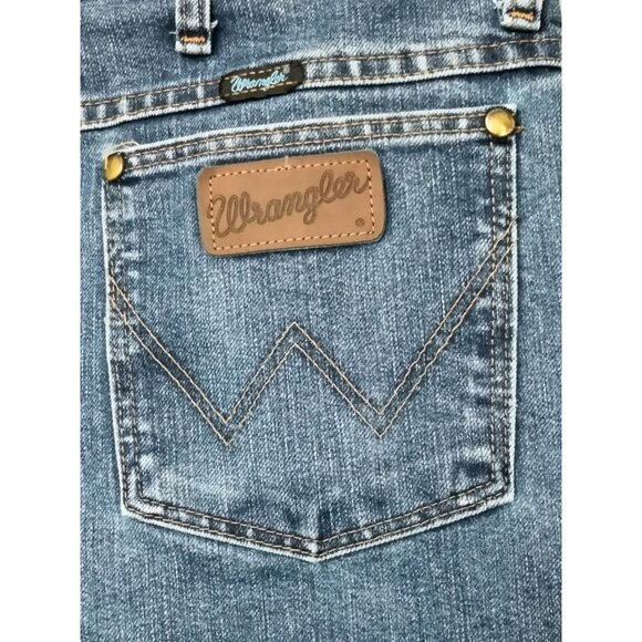 Wrangler Mens Cool Vantage Slim Fit Blue Denim Jeans Size 38x32 - Picture 5 of 7